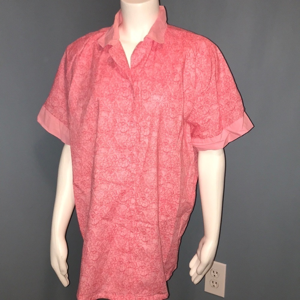 The Disney Store Pink Seven Dwarfs Pajama Shirt LG - Picture 1 of 5